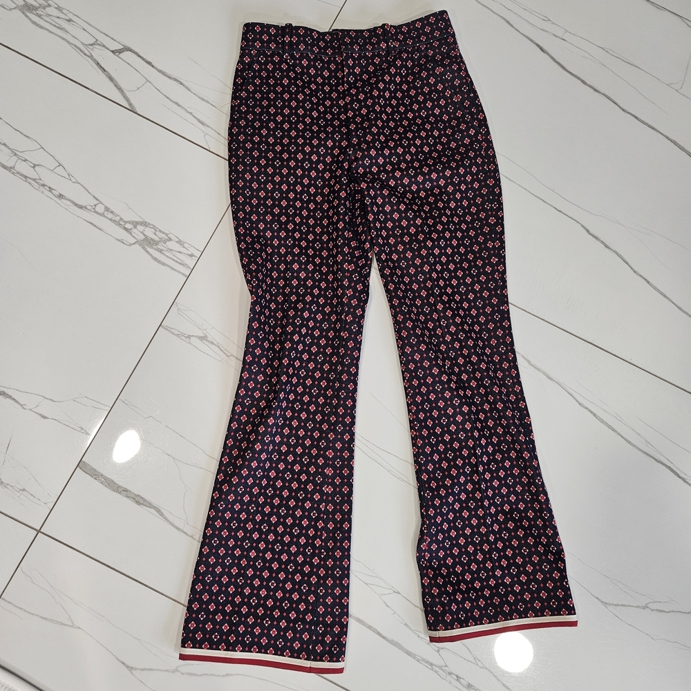 Gucci Blue and Red Geometric Women's Pants Size XS - Picture 3 of 12